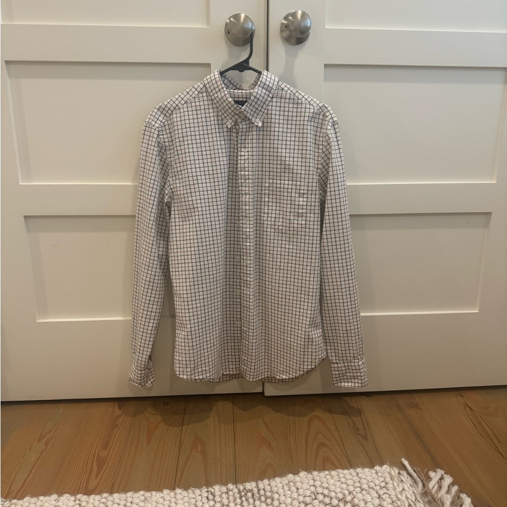Men’s J Crew Flex washed slim long sleeve shirt in medium